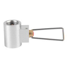 Portable Gas Cylinder Adapter For Outdoor Cooking, Wear Resistant And Temperature Resistant Design, Multipurpose Use In Camping And Hiking, Brass