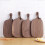 Walnut Cutting Board with Handle Reversible Wooden Cheese Bread Serving Board Set 5