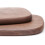 Walnut Cutting Board with Handle Reversible Wooden Cheese Bread Serving Board Set 2
