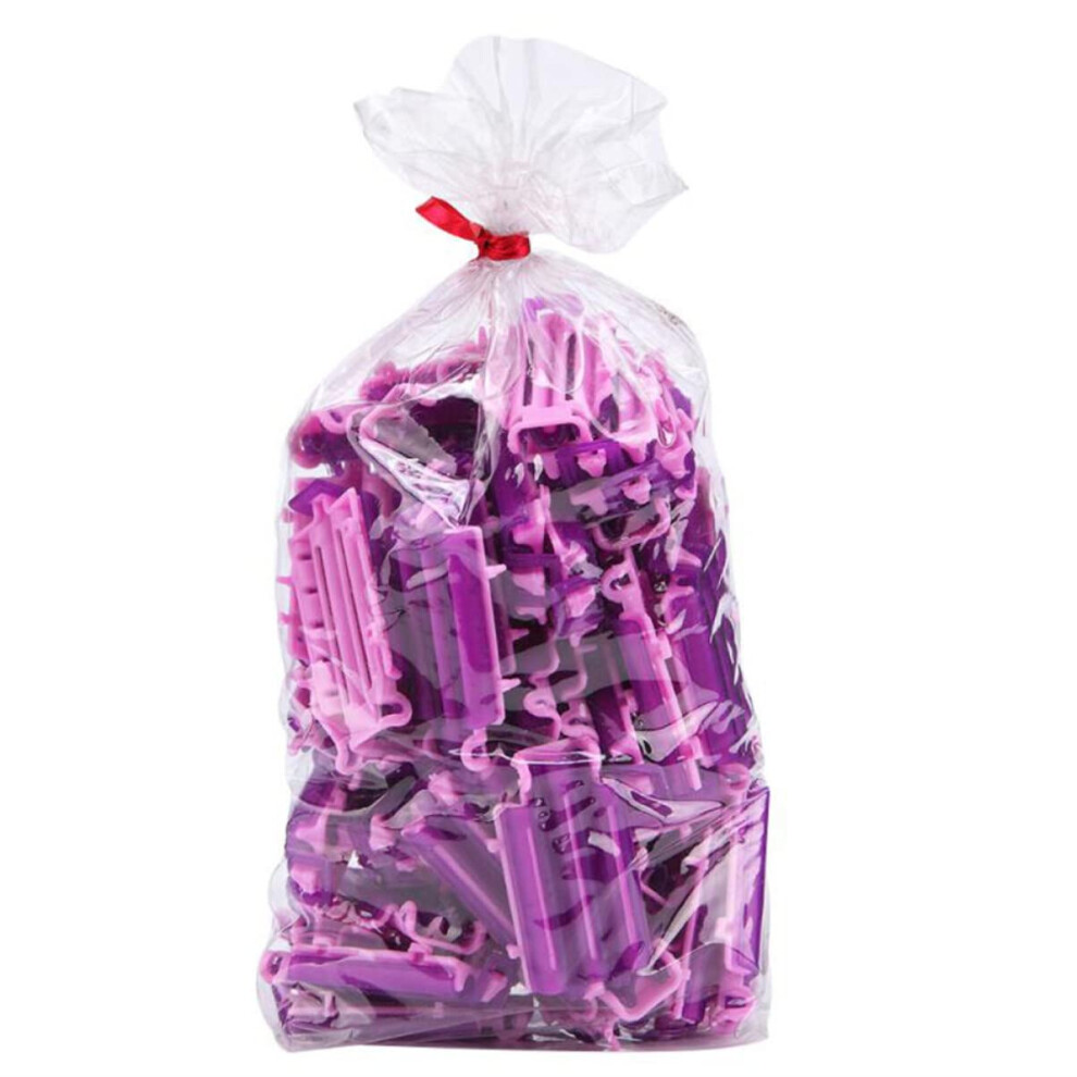 Professional Hair Curlers 45pcs Plastic Clips for Perms NoHeat Styling and Root Lift