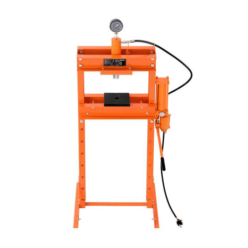 Prensa hidráulica e pneumática - DUOKU - ZX0901 - 20 T - Ajustável - Aço - 30,2 x 23,6 x 69,8 polegadas
