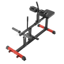 Panca per Polpacci - DUOKU - UB2912 - Capacità 200 kg - Acciaio al carbonio - Nero/Rosso