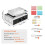 Waffle maker - DUOKU - HT-119 - 1500W - Acciaio Inossidabile - 6 Pezzi 2