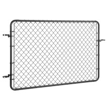Portón de Jardín - DUOKU - HXGATE-002 - Acero Galvanizado - 183x122 cm - Ajustable y Seguro
