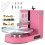 Máquina de glaciar bolos - DUOKU - 4-16 polegadas - Creme liso - Prato giratório - Rosa 1