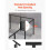 Bordespost - DUOKU - HR-016G - Rvs - 914 mm - Zwart 5