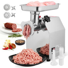 Picadora de Carne Eléctrica - DUOKU - Modelo 12 - 850 W - Capacidad 3,2 kg/min - Acero Inoxidable
