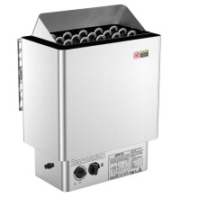 Aquecedor de Sauna Elétrico Portátil em Aço Inoxidável-Duoku-8 kW, 400 V 3 N-com Timer de 3 Horas-Controlador Integrado