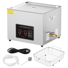 Limpiador Ultrasónico Digital-Duoku-15 L-Aparato de Limpieza Ultrasonido 360 W con Temporizador-Calefacción y Cesta