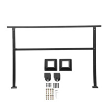 Rampa di Scala - DUOKU - FG-45 - Acciaio al Carbonio - Nero - 4 a 5 Gradini