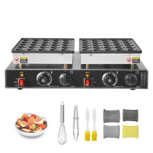 Mini-pannekoekenmaker Elektrisch - DUOKU - AK-H50 - RVS - 1800 W - 50 Mini-Wafels