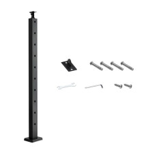 Palo di protezione - DUOKU - HR-015G - Acciaio inossidabile - 914 mm - Fori pre-forati a 30