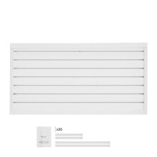 Panneau à Lattes Mural Garage-Duoku-1225 x 645 mm-Panneau Rangement Outils en PVC avec Conception Modulaire