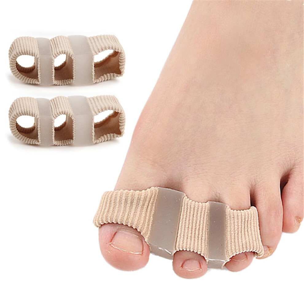 Toe Separator Sleeves with Gel Toe Spacers for Comfortable Alignment, Bunion and Hammer Toe Relief