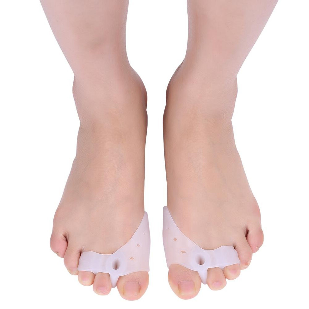 Toe Separator 2 Pairs Gel Toe Spacers Anti Skid Pinky Spacers Little Toe Cushions For Overlapping Toes Bunions