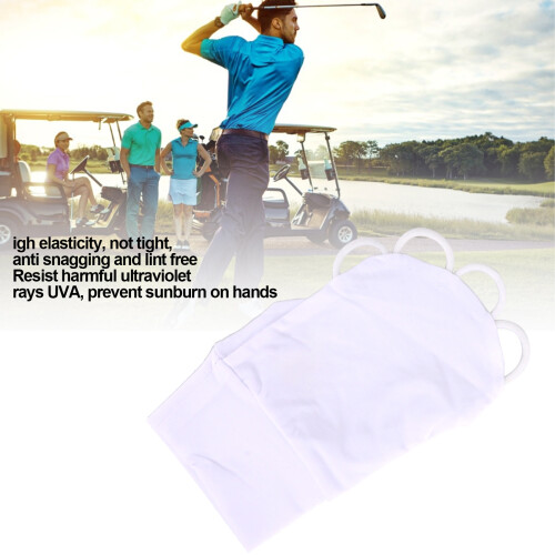 Hot Golf Glove Half Finger UV Shield for Left Hand - Ice Silk 2