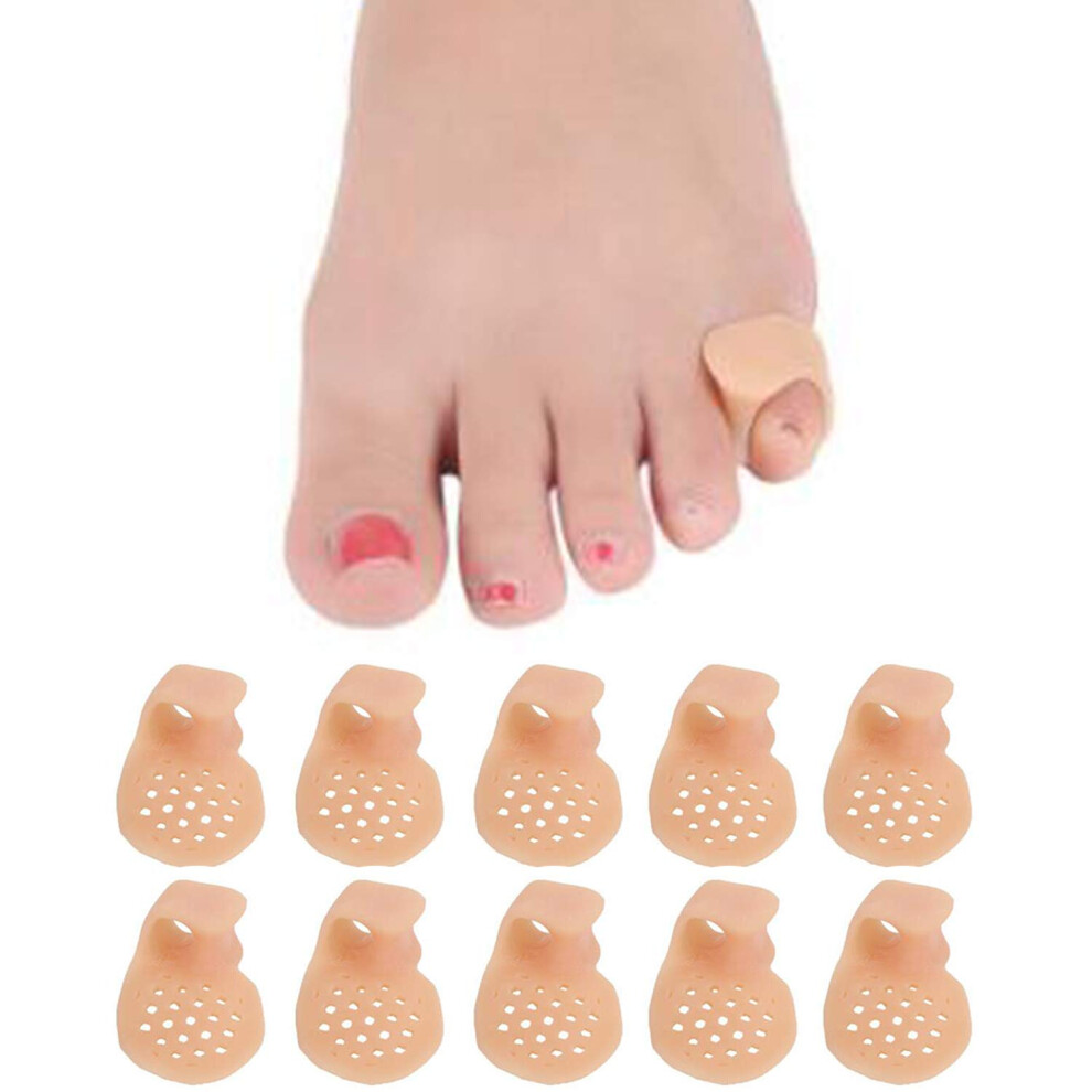 Toe Cushion Splint Gel Toe Separators Toe Straightener For Men Women 5 Pairs Skin Prevent Blisters Pain Relief