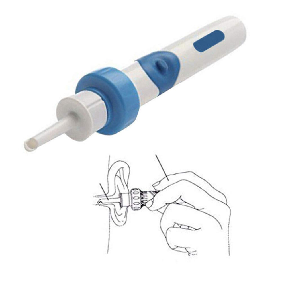 Ear Wax Remover Electric Cordless Vacuum Ear Cleaner Tool Kit Multicolor Safe Vibration Painless