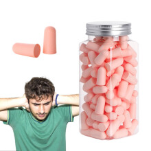 Soft Ear Plugs Noise Cancelling Sleeping Slow Rebound Microbubble Pore Cherry Blossom Powder 120Piece Pack