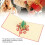 3D Red Christmas Tree Greeting Card with Envelope - Decorative Paper 3