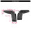 (Black) Protective Enclosures Defrosting Line Guard for Windshield Heating Preserve Functionality Aesthetics Maintenance Ease 2x 3