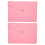 (Pink) 2Pcs Felt Folder Zippered File Envelopes Expanding File Bag Button Closure File Storage Pouches  Purple 1