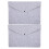 (Grey) 2Pcs Felt Folder Zippered File Envelopes Expanding File Bag Button Closure File Storage Pouches  Purple 1