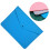 (Grey) 2Pcs Felt Folder Zippered File Envelopes Expanding File Bag Button Closure File Storage Pouches  Purple 2