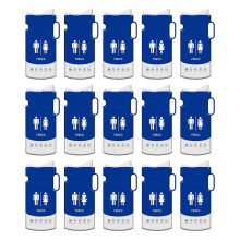 (Dark blue) 15pcs Vomit Bag 750ml Travel Urine Bag for Adult Portable Disposable Emergency Pee Bags with Leakproof Seal