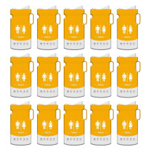 (Yellow) 15pcs Vomit Bag 750ml Travel Urine Bag for Adult Portable Disposable Emergency Pee Bags with Leakproof Seal