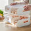 (Half Brown) Eggs Holder for Refrigerator Automatic Scrolling Eggs Storage Container Organizer Fridge Eggs Dispenser Kitchen Accessory  White 5