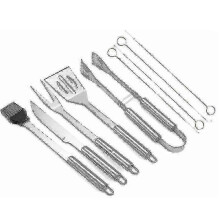 Stainless Steel Grill Utensil Set with Case