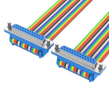 (female to male, 10m) DB25 Male Female Extension Cable 232 Serial Port Printer Data Cord for Computers and Communication Devices