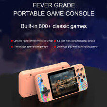Handheld Retro-Spielekonsole 800 Klassiker 3,5" TFT-Bildschirm Wiederaufladbar