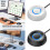 (White) Desktop Computer PC Power Button Switching External Remote Start PC Motherboards Power Push Computer Host Button Supply  White 2