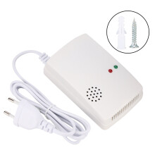 Plug In Combustible Gas Detector With Flashing Warning Light, Quick Easy Set Up Gas Alarm System Core Strength Equipment For Natural Gas And Propane