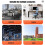 (Black) Desktop Computer PC Power Button Switching External Remote Start PC Motherboards Power Push Computer Host Button Supply  White 3