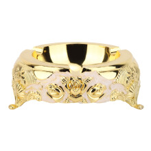 High Quality Materials Ash Tray, Metal Texture For Living Room Bedroom, Windproof Design Ensures Cleanliness In Any Setting
