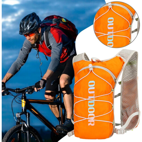 Running Hydration Pack Water Vest for Cycling, Reflective LargeCapacity Hydration Pack for Running, Camping, Hiking 1
