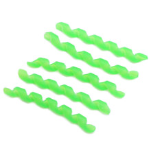 5er-Pack Grüne Gummirahmen für Fahrradschnüre, 60 mm Antidreh-Tuben