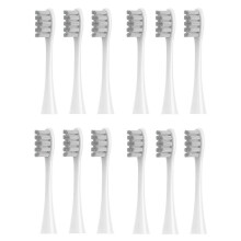 Sonic Electric Toothbrush Replacement Brush Heads 12Pcs Gray Compatible With X/X Pro/Z1/F1/One/Air 2/SE