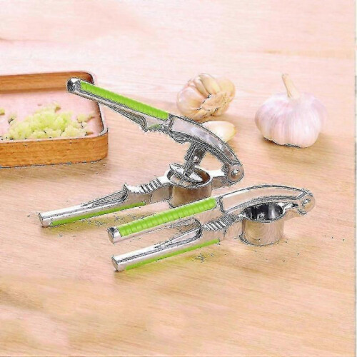Garlic Press Hand Presser Crusher Ginger Squeezer Slicer Masher Kitchen Tool 2