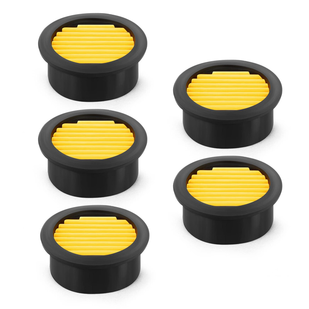 5Pcs Air Compressor Filter With Paper Intake Element 50X60mm, Noise Reduction And Easy Replacement 9199774170680