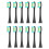 Electric Toothbrush Replacement Heads 12 Pack Sonic Soft Bristles Black for Oclean 1