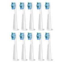 Electric Toothbrush Replacement Heads Compatible With D7 D8 FW507 FW508 FW551 FW917 FW959 D1 D3 White 10Count