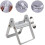 Metal Toothpaste Tube Squeezer Roller, Max Content Extraction for Cream Paint Cosmetics, Silver 3