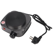 Silver Gray Electric Hot Plate For Gourmet Creations, Mini Stove With Superior Quality And Fast Heating Capabilities