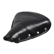 Retro Leather Bike Saddle Vintage Bicycle Seat For Women, Comfortable Saddle Pad, Leather Material, Universal Fit