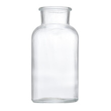 Lab Cork Thickened Transparent Opaque Glass Reagent Bottle 500ml Wide Mouth Labware for Chemicals and Samples