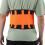 Adjustable Breathable Lower Back Support Belt Lumbar Brace M Size Orange 9